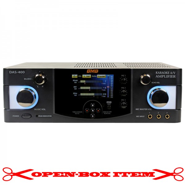 [Open Box] BMB DAS-400 150W x 4CH or 300W x 2CH Amplifier